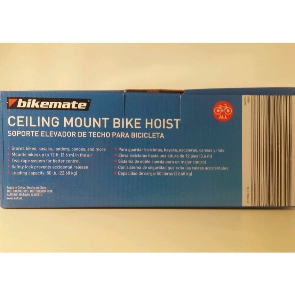 Bike Holder Hoist Ceiling Mount Universal by Bikemate - Picture 5 of 7